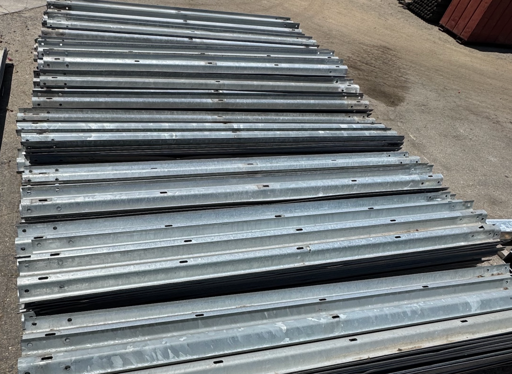 13'6" W-Beam Used Guardrail