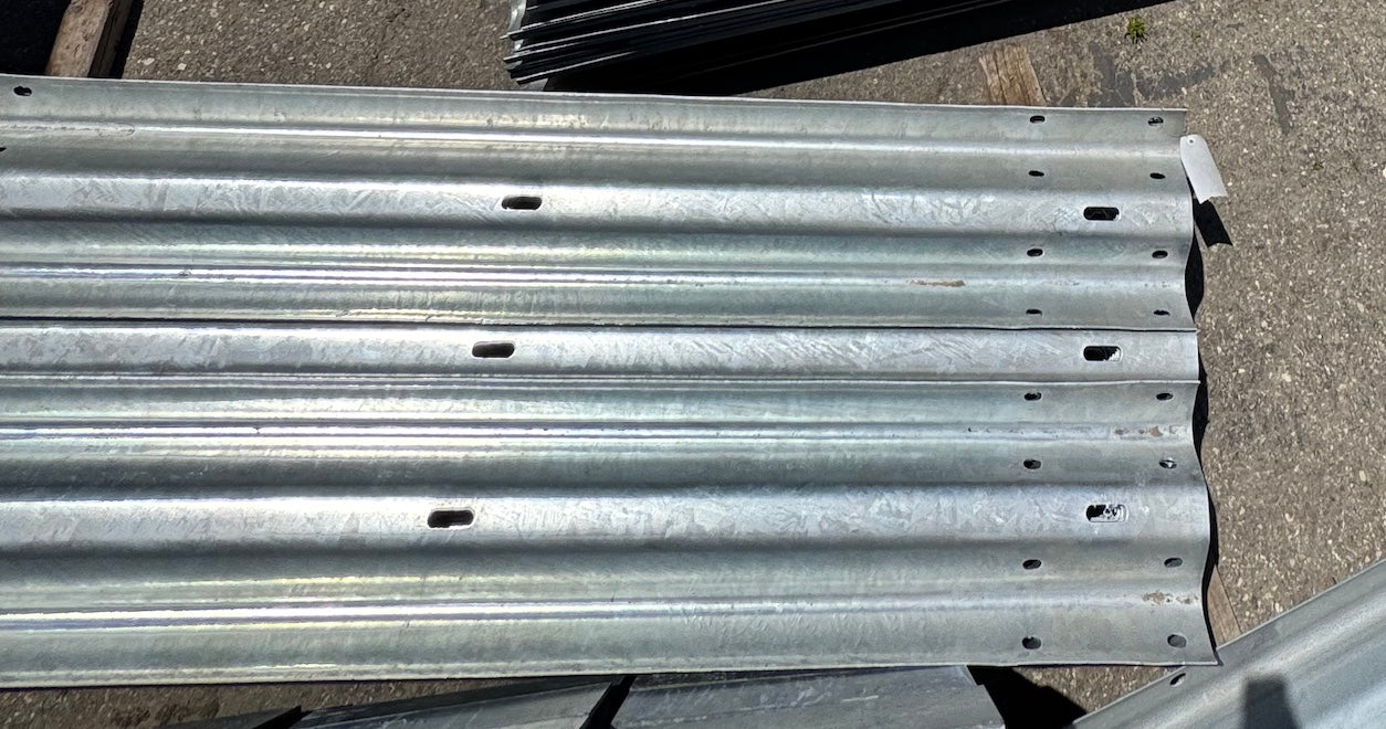 26' W-Beam Used Guardrail