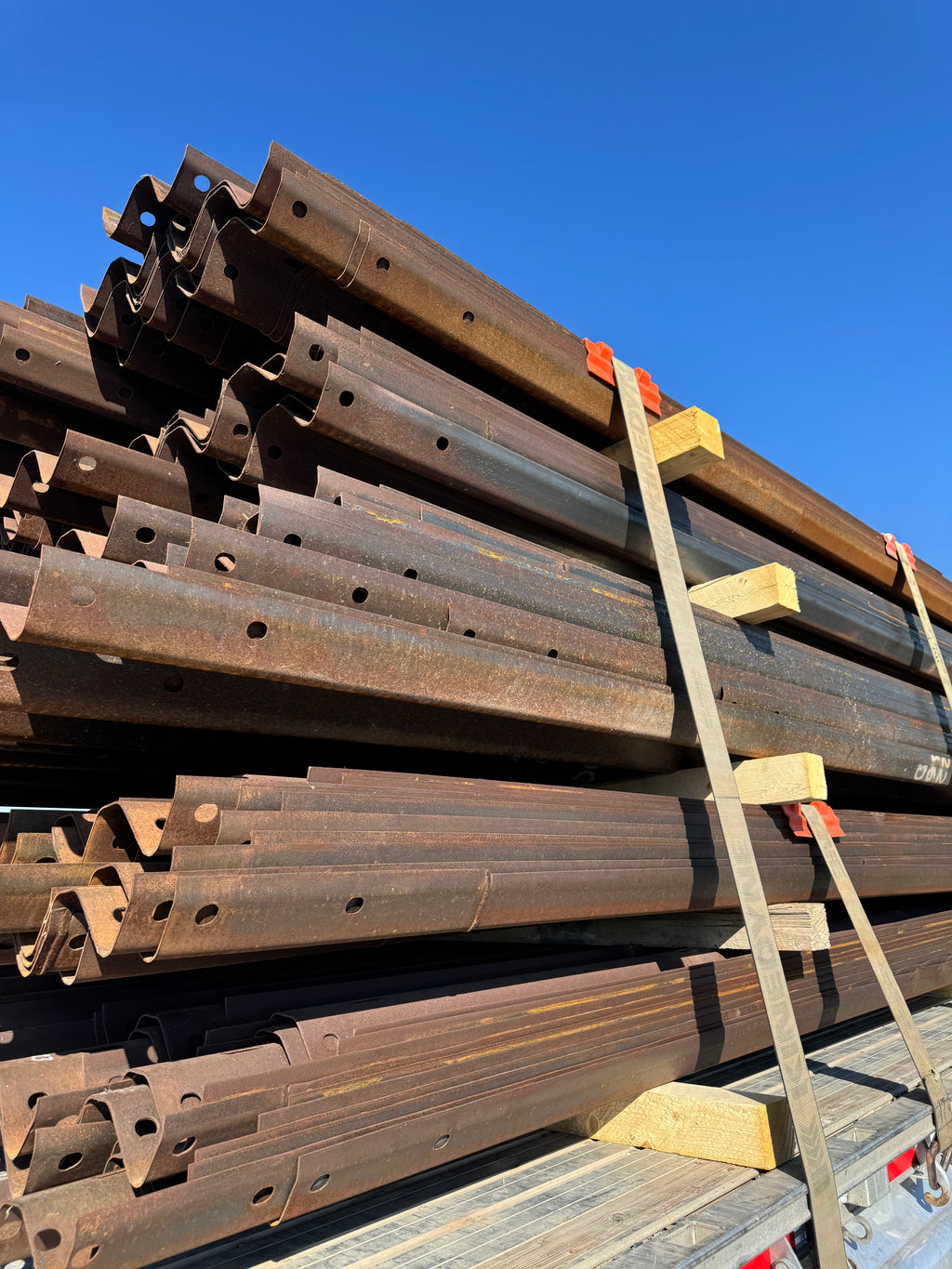 Raw Steel Guardrail